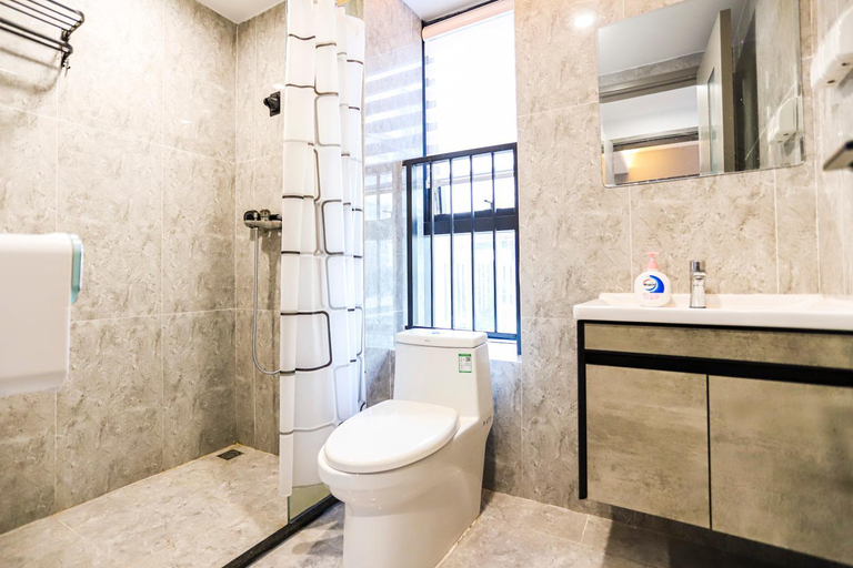 Bedroom 3, Shenzhen B T Miele Executive Apartment - Baoan International Airport Bihaiwan Subway Station, Shenzhen