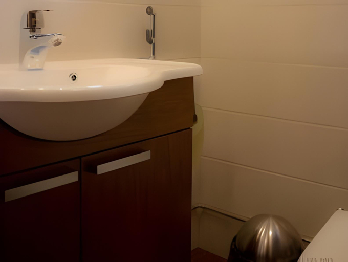 Bathroom 2, Kolin Lotus Cottages, North Karelia