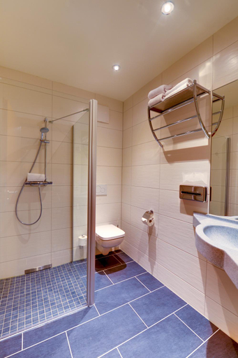 Bathroom 3, Hotel & Restaurant Waldcafe Hettstedt, Mansfeld-Südharz