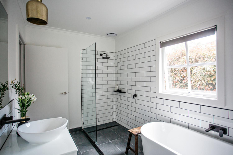 Bathroom, Northfield Boutique Apartments Upstairs and Garden View, Macedon Ranges Bal