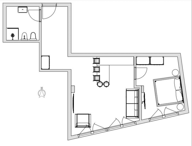 Floor plans 4, Apartments Iris, Bolzano