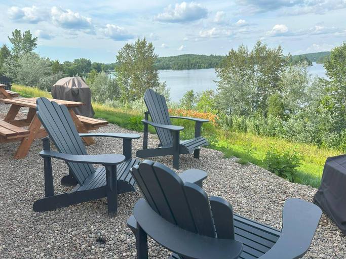 Balcony/terrace, Pimishka Chalet-Cottage-Studios, La Vallée-de-la-Gatineau