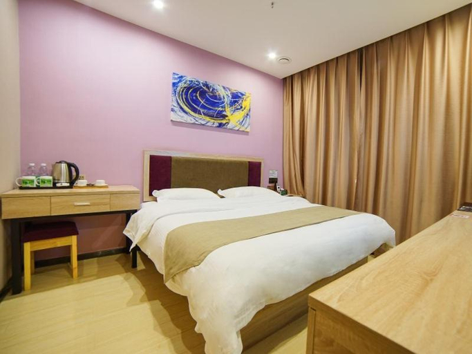 Bedroom 2, GreenTree Alliance Hotel Kunming Beijing Road Linyu Bridge Metro Station, Kunming
