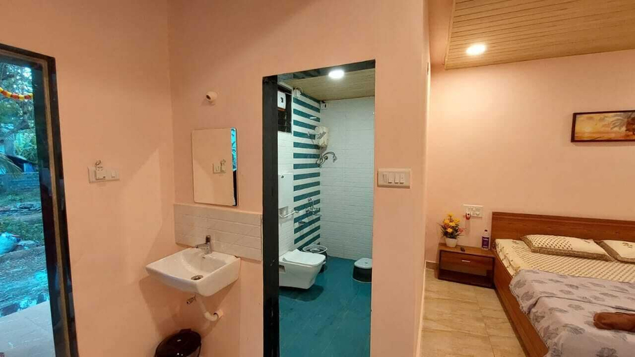 Bathroom 4, Soham Beach Resort, Diveagar, Raigarh