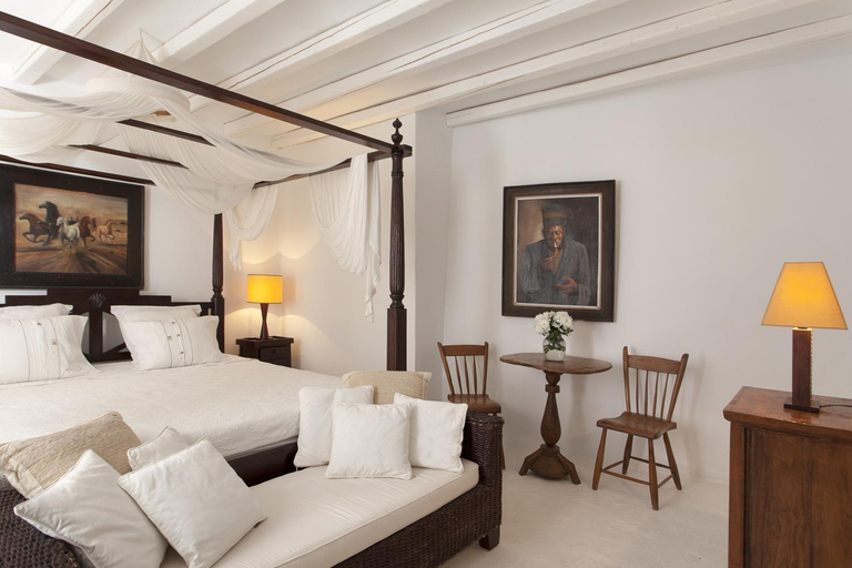 Bedroom, Beachfront Mykonos Guest House, South Aegean