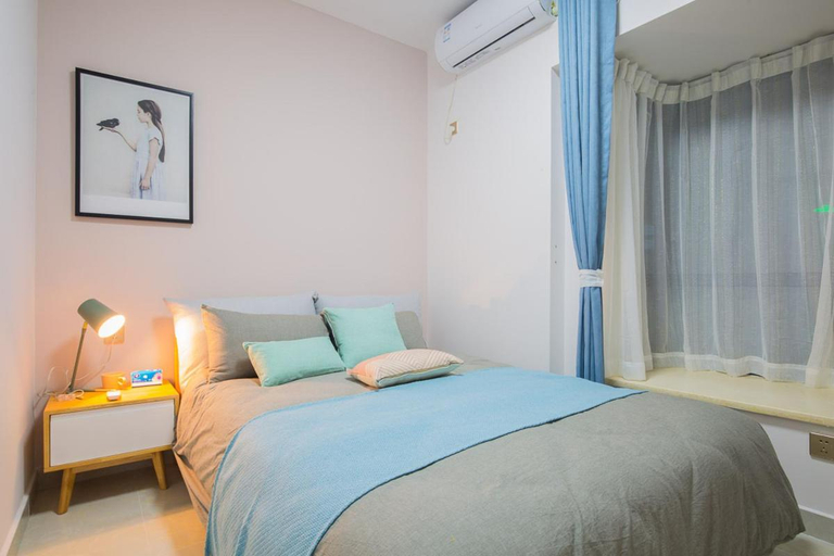 Bedroom 3, Haikou Meilan·Hainan Univeristy· Locals Apartment 00138360, Haikou