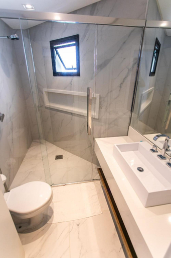 Bathroom, Lindo apartamento na praia brava, Florianopolis