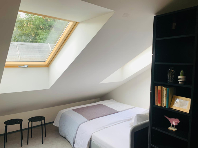 Bedroom 2, Cozy friendly place with free parking, Praha 9