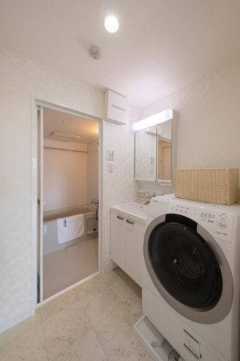 Bathroom 4, Shirakabanoyado - NIPPONBASHI, 白樺の宿 - 日本橋, SELF CHECK IN, nearby Dendentown, Osaka