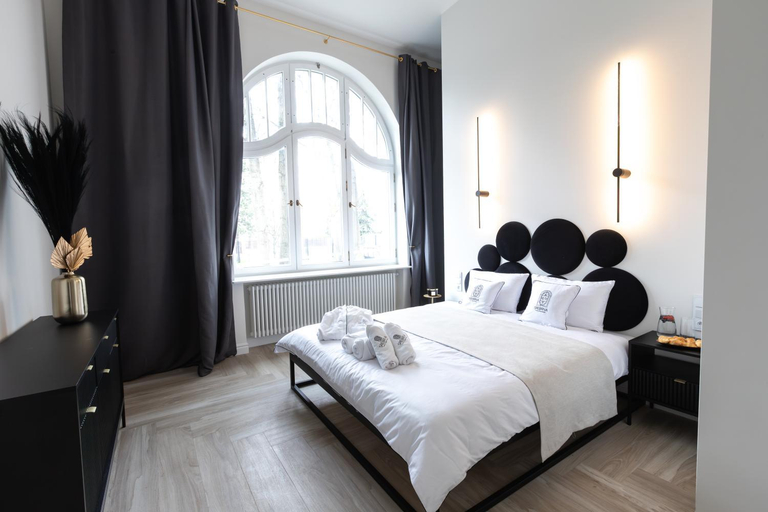 Bedroom 2, Srebrna Luxury Apartments - willa fabrykancka - wnetrza premium, Łódź