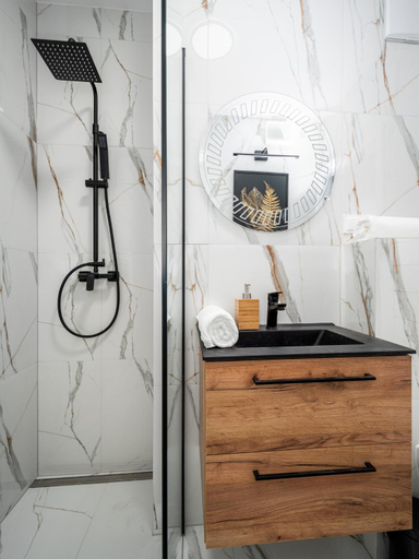Bathroom 3, Pileckiego Residence, Warsaw