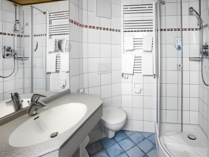 Bathroom 3, Biohotel Walserstuba, Bregenz