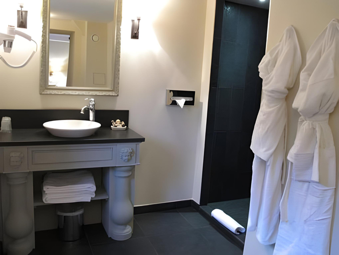 Bathroom 2, Hotel Restaurant Spa Le Sauvage, Doubs