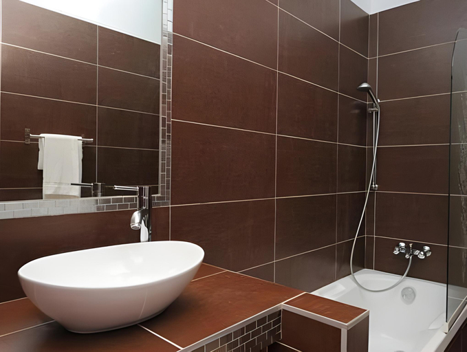 Bathroom 4, Hotel Le Tourisme, Corse-du-Sud