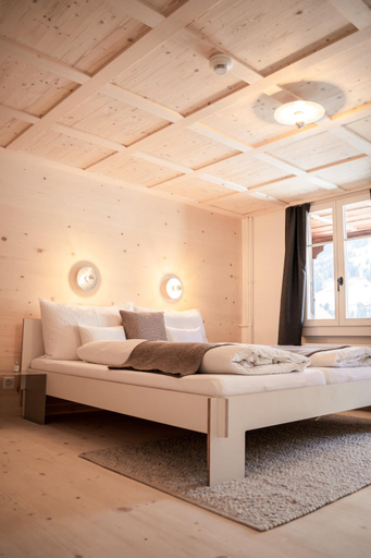 Bedroom 2, Lenk Lodge - Boutique Design Hotel & Apartments, Obersimmental