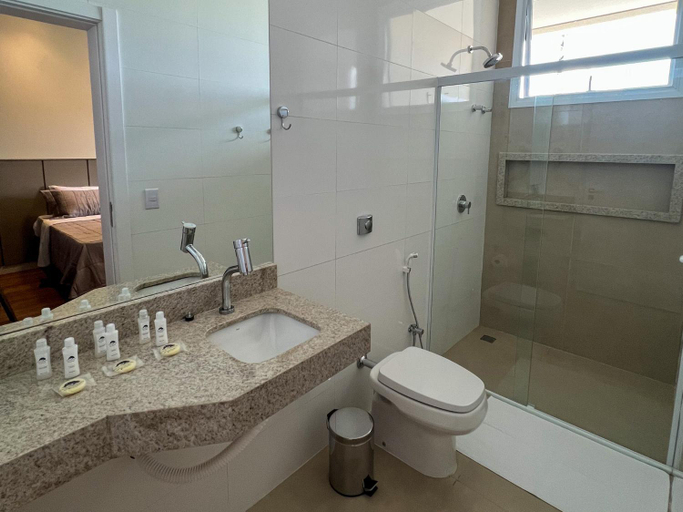 Bathroom, Pousada Vila Craton, São João Batista do Glória