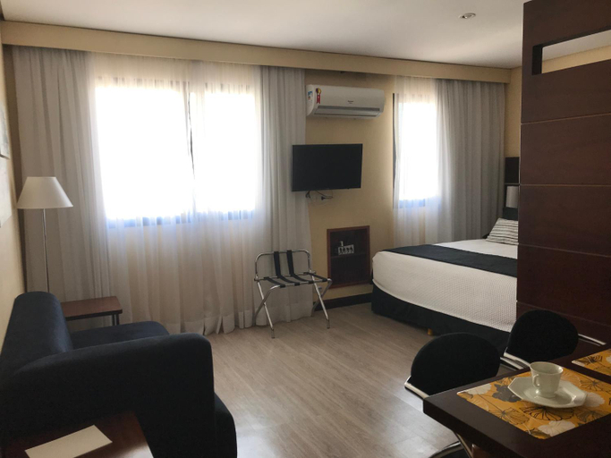 Bedroom, Delicioso flat em area nobre, São Paulo