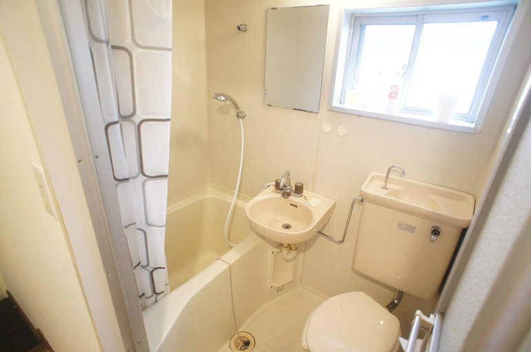 Bathroom 3, Plus One Nishi Koen No cleaning fee Low cost room, Fukuoka