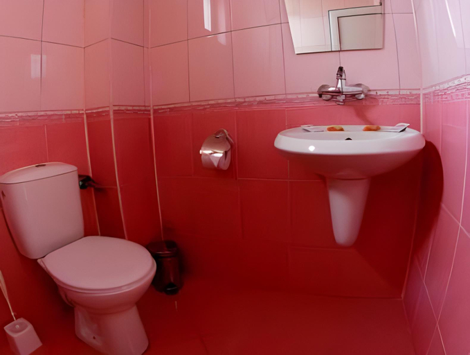 Bathroom 2, Hotel Akre, Kavarna