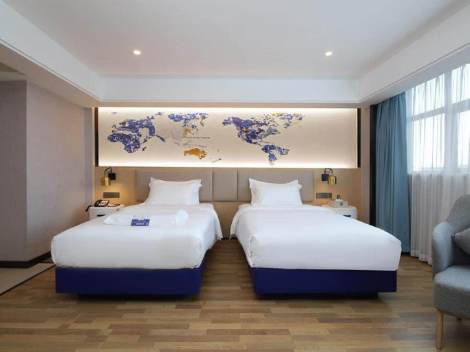 Bedroom 2, Kyriad Marvelous Hotel Jiujiang Duchang Pedestrian Street, Jiujiang