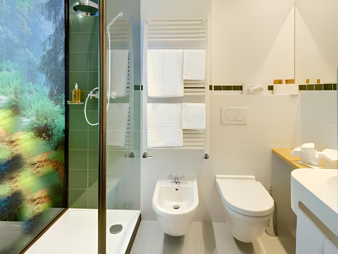 Bathroom 2, Berghotel - Sexten, Bolzano