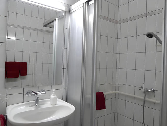 Bathroom, Hotel Bellwald, Goms