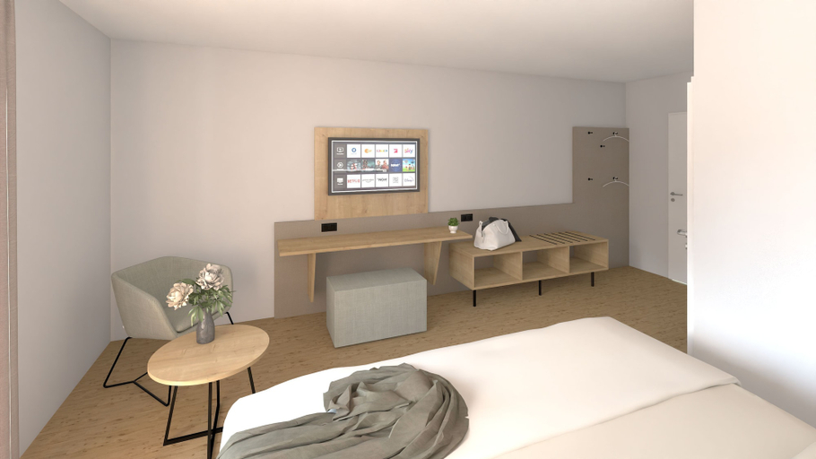 Bedroom 4, Hotel Nest Nordhorn, Grafschaft Bentheim