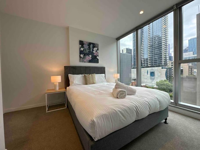 Bedroom 3, Nest Apartments on Rose Lane, Melbourne