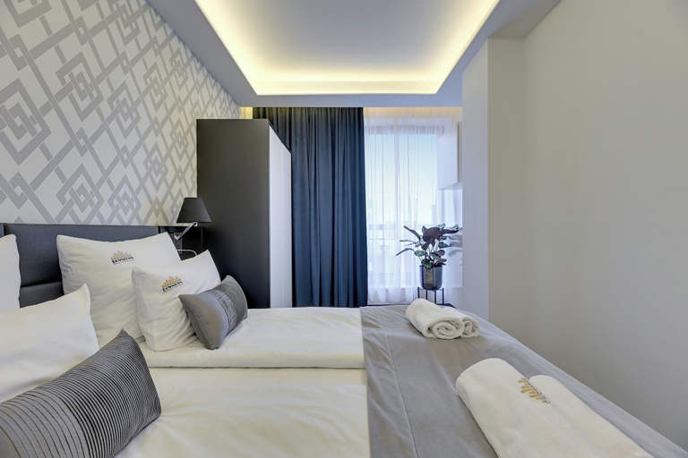 Bedroom 2, Riverside Szafarnia Street by Downtown Apartments, Gdańsk City
