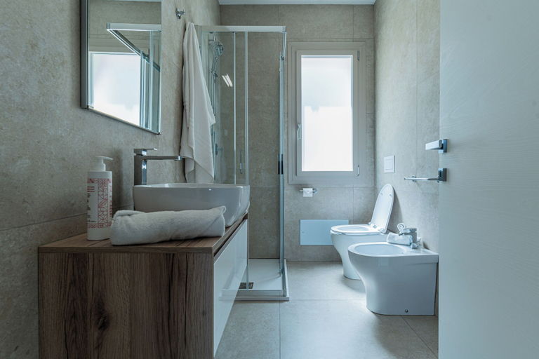 Bathroom 3, Le Conchiglie Apartments with Pool by Wonderful Italy, Olbia-Tempio