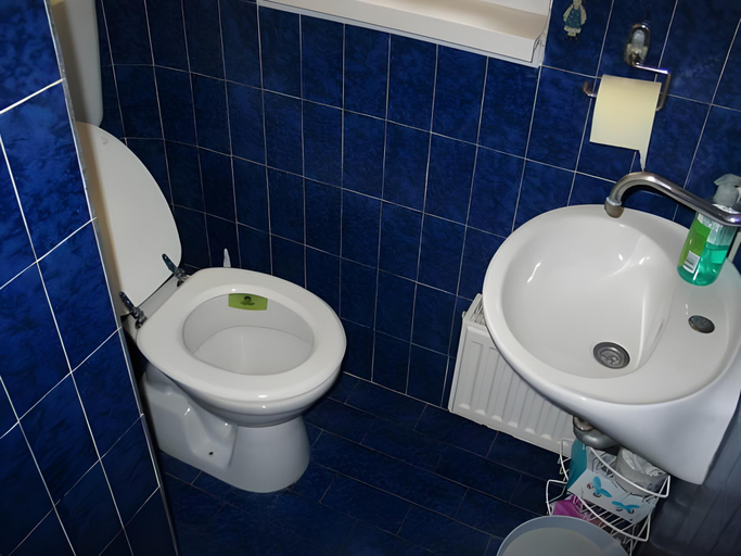 Bathroom 2, Fluxus Hostel, Ljubljana