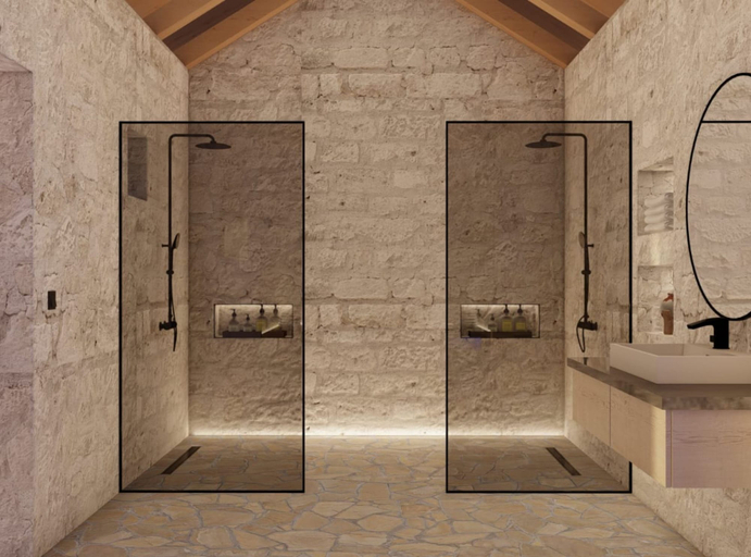 Bathroom 3, Villa Marina, Zažablje