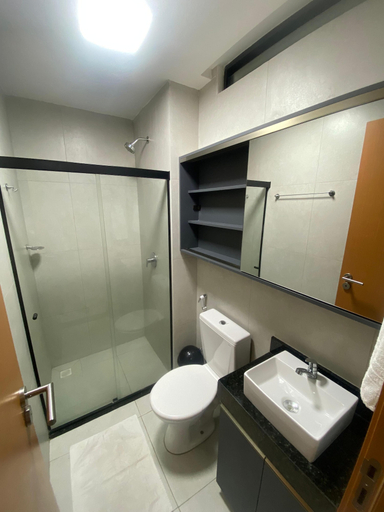 Bathroom, Flat vista Piscina e Lagoa 203c Bela bLP, Ipojuca