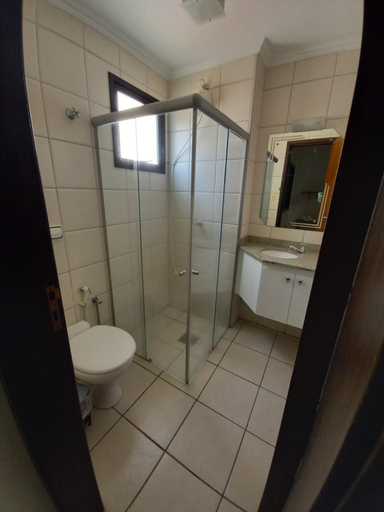 Bathroom, Hotel Flat Alameda, Araçatuba