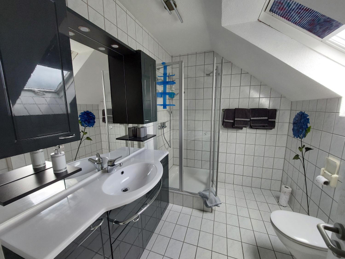 Bathroom 2, Hotelpension Gastehaus Birgit, Main-Tauber-Kreis
