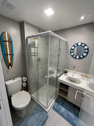 Bathroom 4, Melhor Flat do Nixxus a passos da praia, Ipojuca