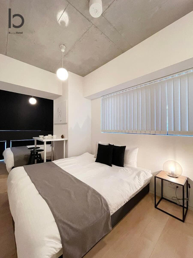 Bedroom 2, bHOTEL Nekoyard - Secure Studio, Walkable to Peace Park & Downtown, Hiroshima