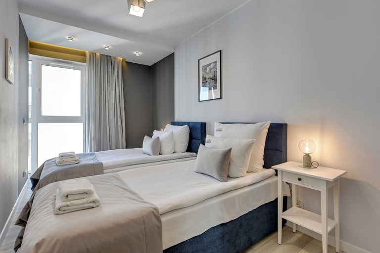 Bedroom 2, Seaside Gdańsk Letnica by Downtown Apartments, Gdańsk City