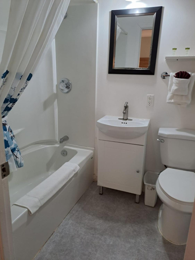 Bathroom 3, Three Islands Motel, Kawartha Lakes