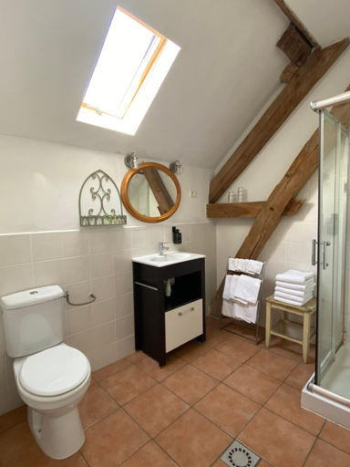Bathroom 3, B&B Les Fruits du Passau, Allier