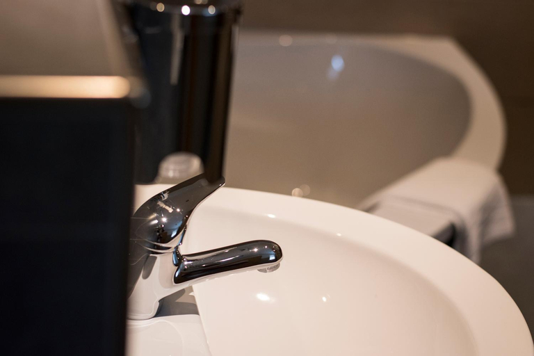 Bathroom 1, Hotel Ehranger Hof, Trier