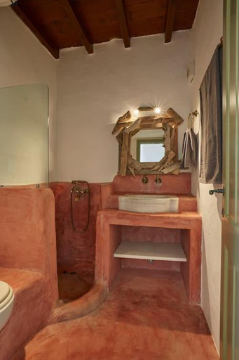 Bathroom 4, Ochre Dream Beach Sunset Villa Naousa, South Aegean