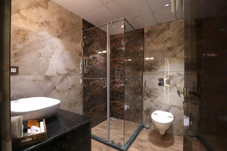 Bathroom 3, Transitel A Boutique Hotel, North 24 Parganas