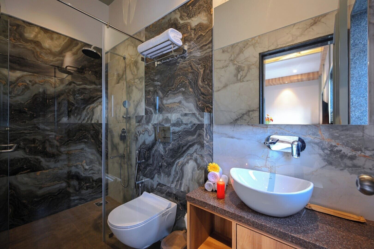 Bathroom, Foxoso Vega Suite, Colva, Goa, South Goa