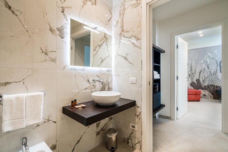 Bathroom 2, I Due Mori - Luxury Rooms, Messina