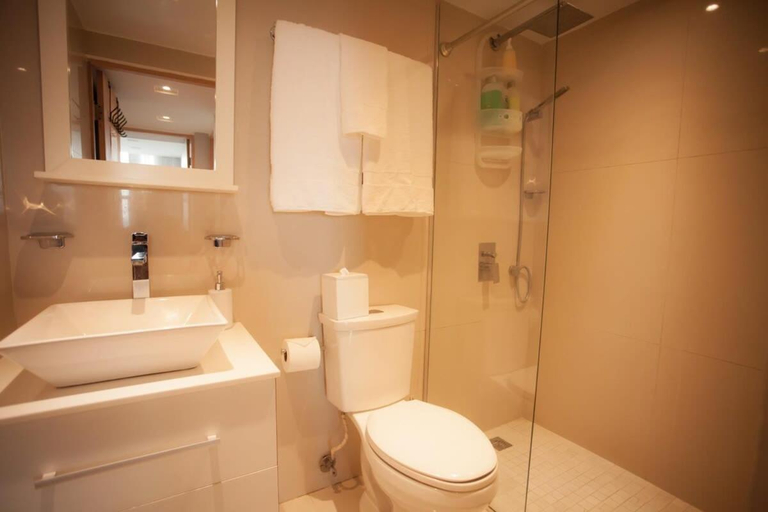 Bathroom, 2BR Gem Ocean Front Building Isla Verde Beach