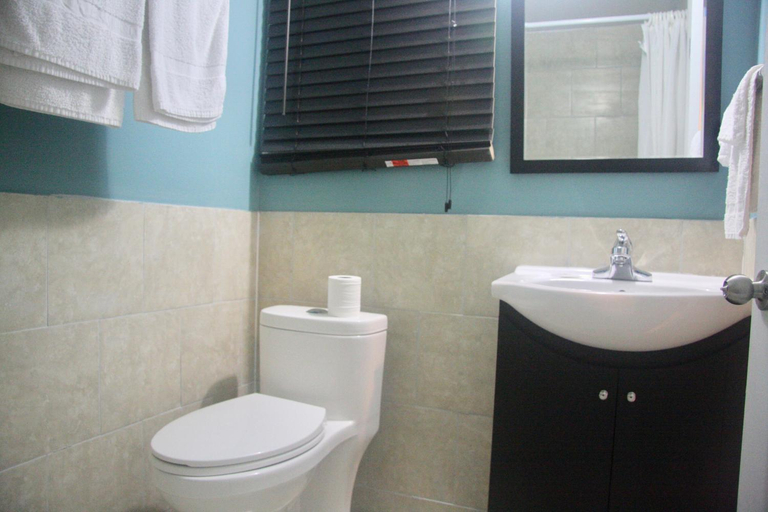 Bathroom 3, American Plaza Motel, Middlesex