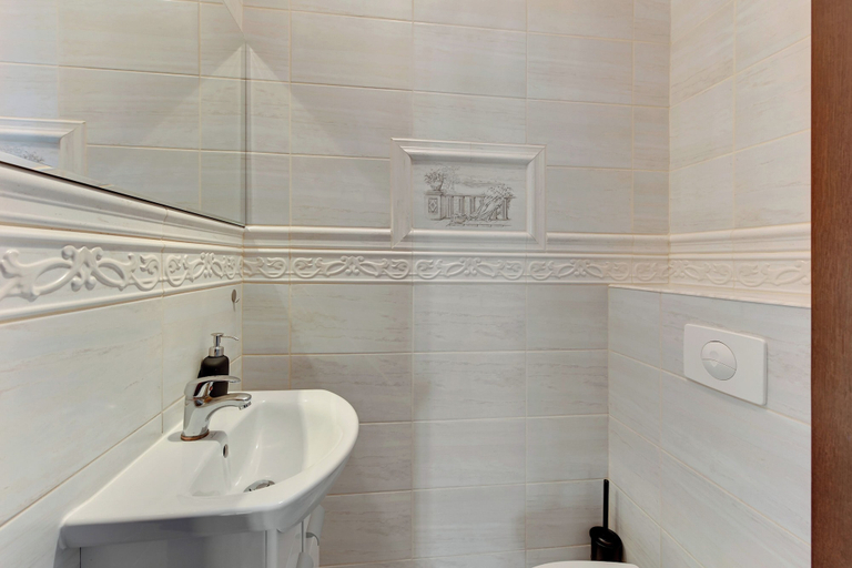 Bathroom 4, Top Floor z Widokiem na Morze by Downtown Apartments, Gdańsk City