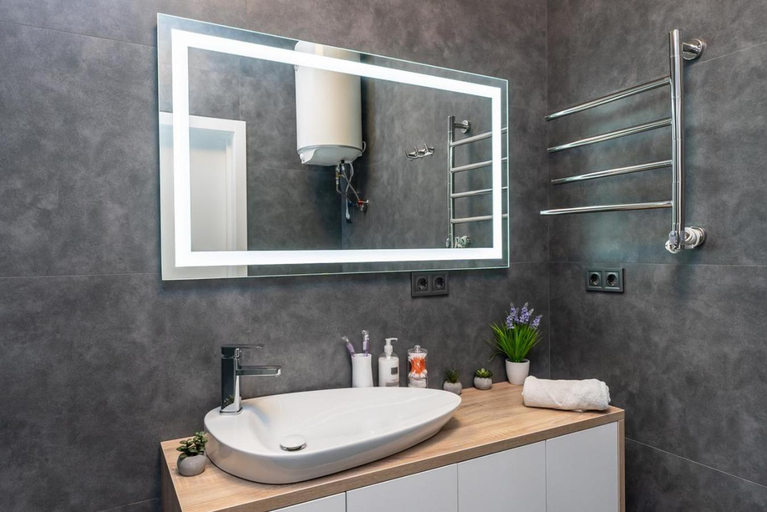 Bathroom 3, Nikira apartment 152 Smart Plaza Obolon metro Minsk, Obolons'kyi