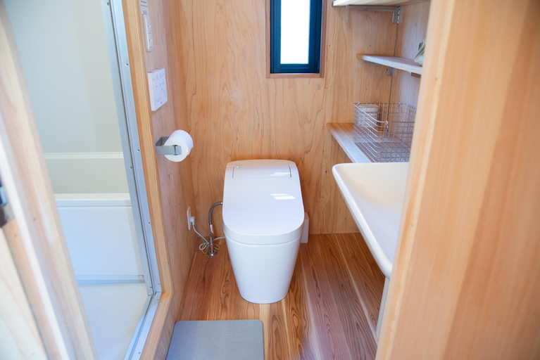 Bathroom 2, Safety First Guest Room - Container House, Nishiawakura